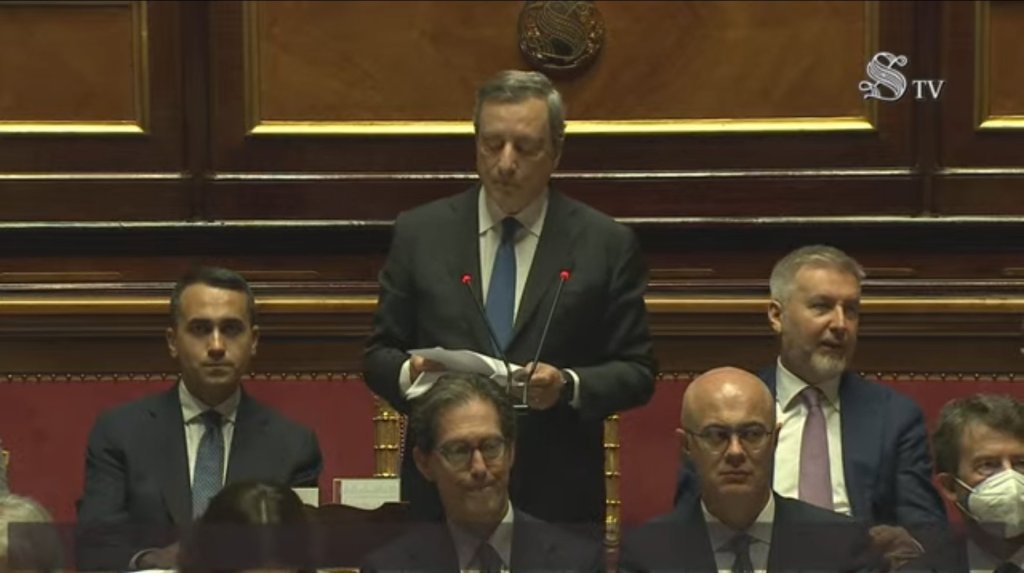 🚫20 Luglio 2022 -Il testo integrale del discorso di Draghi in&nbsp;Senato🚫