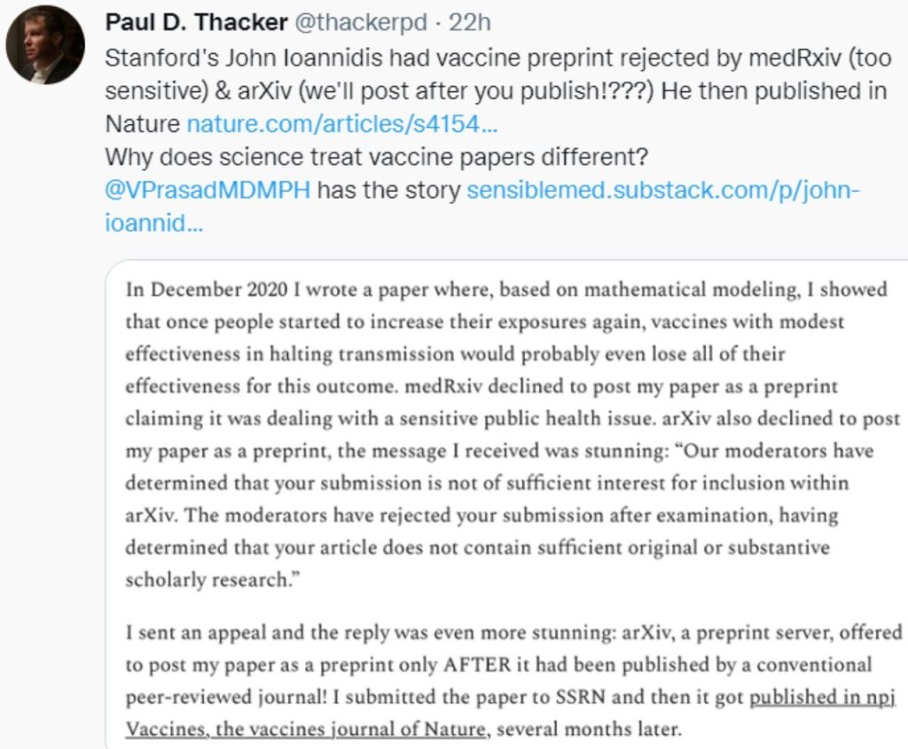 🆘️Le piattaforme di pubblicazioni mediche….cominciano a&nbsp;bannare….