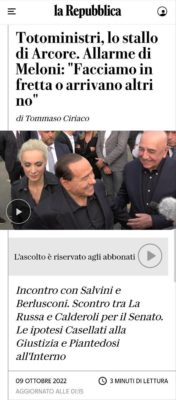 🛑Lo stallo nelle nomine dei&nbsp;ministri