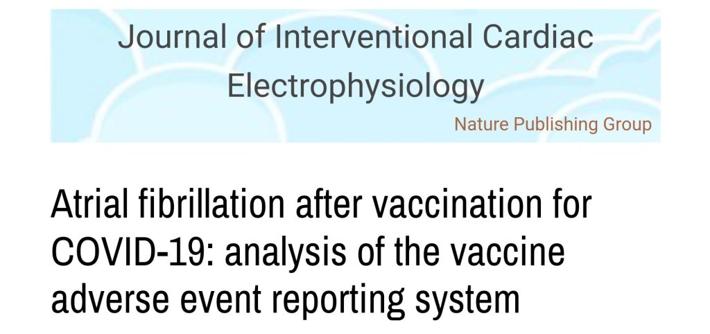 🛑Fibrillazione atriale da&nbsp;vaccino