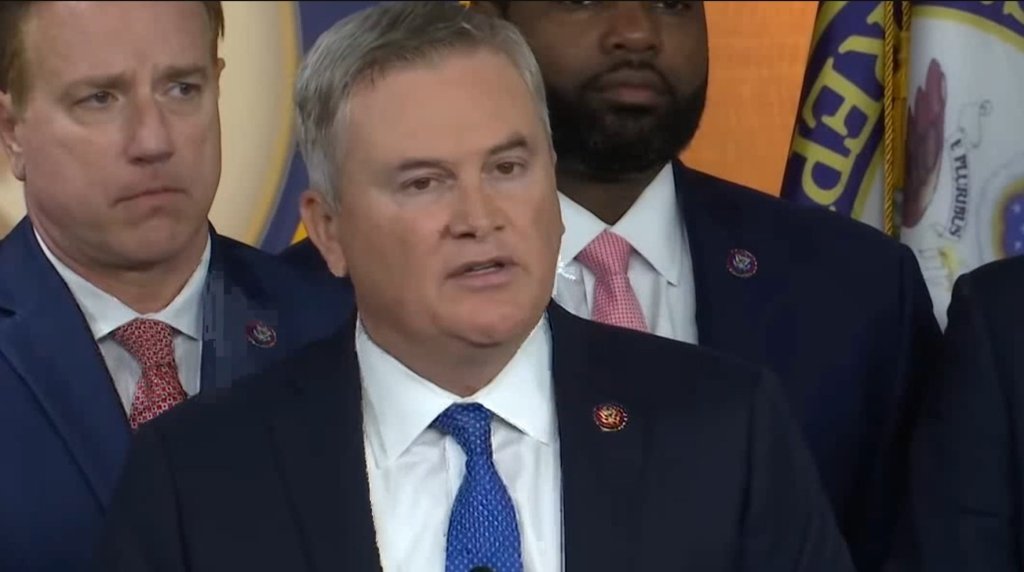 🆘️🆘️🆘️ Il presidente del comitato di vigilanza della Camera JAMES COMER: “Voglio essere chiaro. Questa è un’indagine su Joe Biden”.🆘️🆘️🆘️