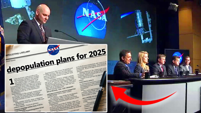 Documenti ufficiali della NASA confermano i piani per un evento di estinzione di massa nel&nbsp;2025