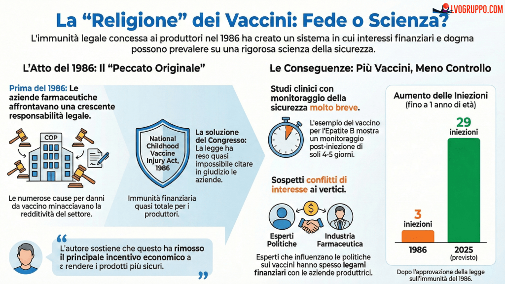 Vaccini, Amen: La Religione dei Vaccini – Un analisi dell’omonimo libro di Aaron&nbsp;Siri