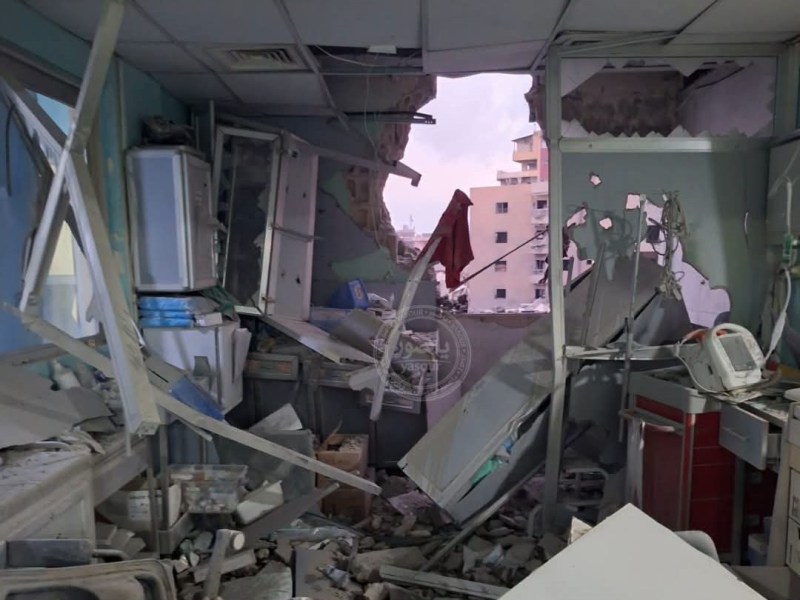 Tragedia a Tiro: L’Ospedale Jabal Amel sotto il bombardamento dall’esercito&nbsp;israeliano.